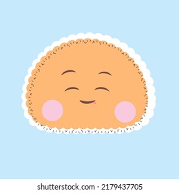 Emoji on a pastel color background with expression