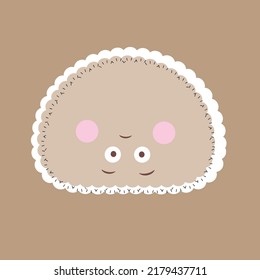 Emoji on a pastel color background with expression