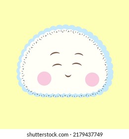 Emoji on a pastel color background with expression