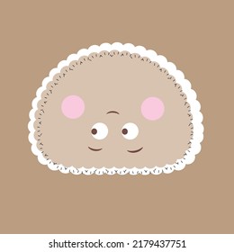 Emoji on a pastel color background with expression