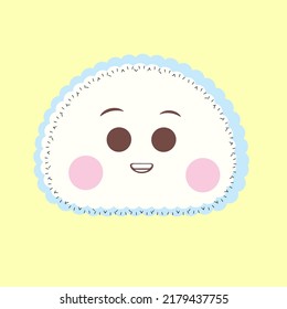 Emoji on a pastel color background with expression