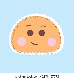 Emoji on a pastel color background with expression
