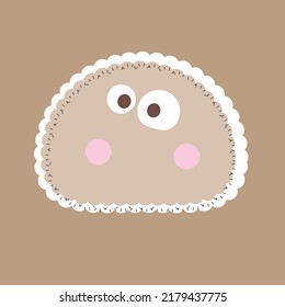 Emoji on a pastel color background with expression