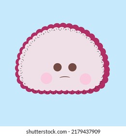 Emoji on a pastel color background with expression