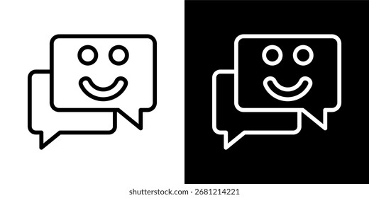 Icono de Emoji Picker de un Vector de estilo plano