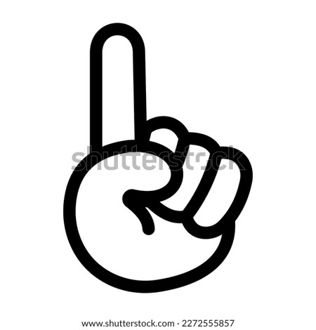 Emoji Up Pointing Index Isolated Vector Illustration On White Background. Icon Emoticon