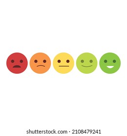 Emoji rating icon cartoon vector. Customer feedback. Client satisfaction