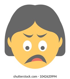 
Emoji representing tiredness concept
