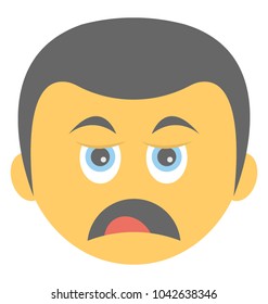 
Emoji representing tiredness concept
