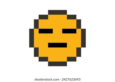 Emoji Retro Flat Sticker Design