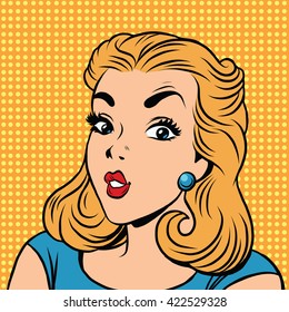 Emoji retro girl emoticons