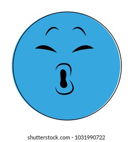 Emoji sad cartoon