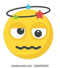 Emoji Seeing Stars Defines Dizzy Emoji 