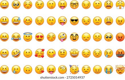 😀 Colección de Emoji Set y Colección de Emoji Moderna