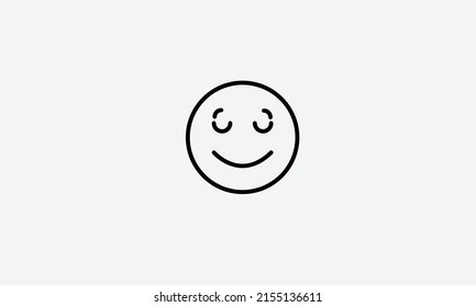Plantilla de diseño del logotipo del vector Emoji Smile