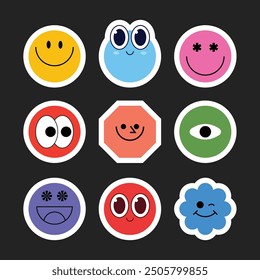 Emoji Smiley Cute Colorful Stickers