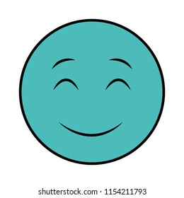 emoji smiling kawaii character icon
