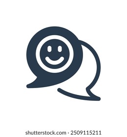 Icono de Vector de burbuja de discurso de emoji