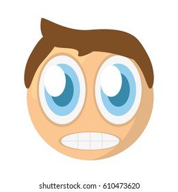 emoji surprise expression image vector illustration eps 10