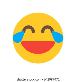 emoji with tear of joy