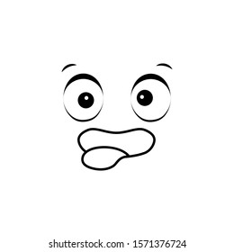 Emoji, tease icon. Simple line, outline vector of cartoon face icons for ui and ux, website or mobile application