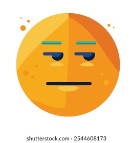 Un emoji que representa una expresión facial de desconfianza. Adecuado para expresar sus sentimientos en las redes sociales.