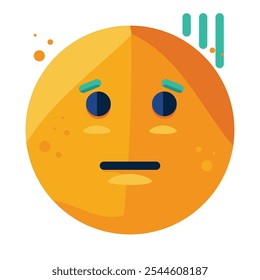 Um emoji que retrata uma expressão facial de medo. Adequado para expressar seus sentimentos nas mídias sociais.