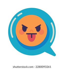 emoji tongue out social media