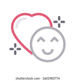 emoji vector color line icon 