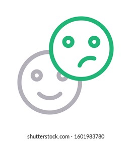 emoji vector color line icon 