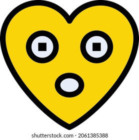 emoji vector colour line  icon