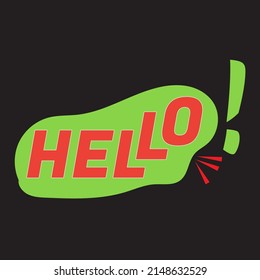 emoji vector funny text, typography tag sticker design
