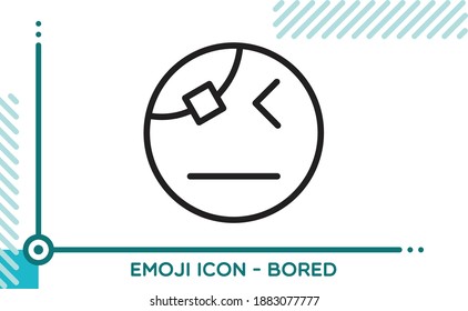 Expresión de color de icono del vector Emoji