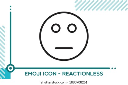 Emoji Vector Icon Face Reactionless