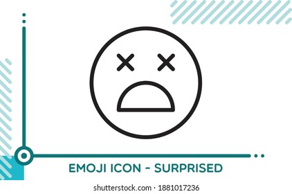 Emoji Vector Icon Face Suprised