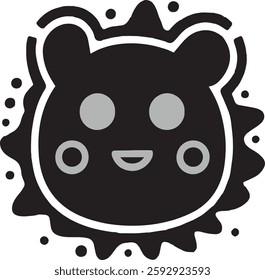 An emoji vector icon illustration is a scalable digital graphic representing an emoji, created using vector design.