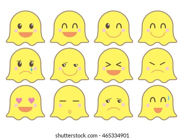 emoji vector icon set / monster version
