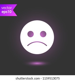Emoji vector icon. Smile icon. Emoji icon. EPS 10 flat symbol