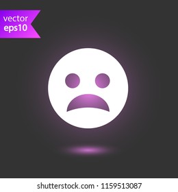 Emoji vector icon. Smile icon. Emoji icon. EPS 10 flat symbol