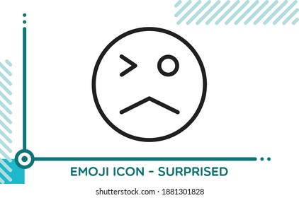 Emoji Vector Icon Suprised Expression