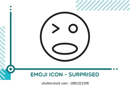 Emoji Vector Icon Suprised Expression