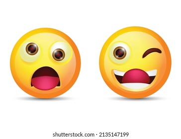 emoji vector image, this design use for any kind of creative work