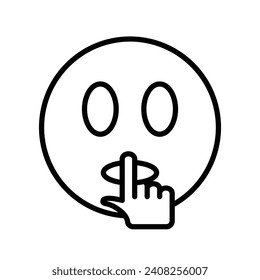Emoji Vector Line Icon Design