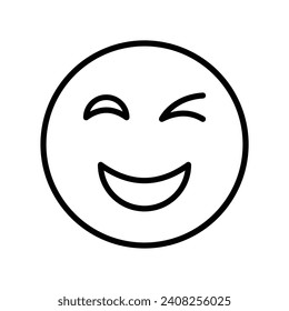 Emoji Vector Line Icon Design