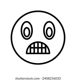 Emoji Vector Line Icon Design