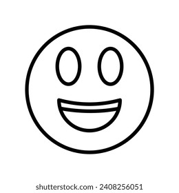 Emoji Vector Line Icon Design