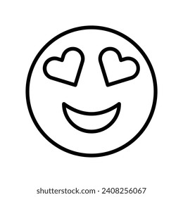 Emoji Vector Line Icon Design