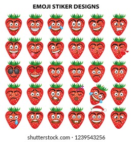 Emoji Vector Set Collection in Modern Style