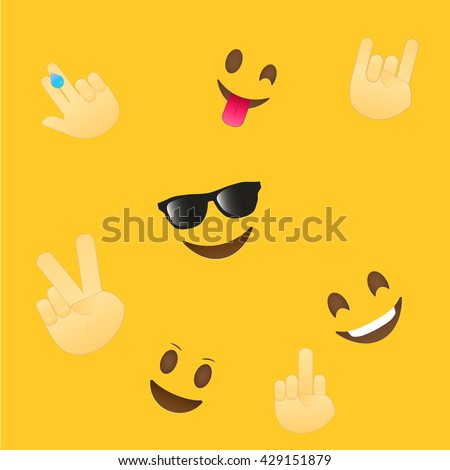 emoji wallpaper emoticons seamless