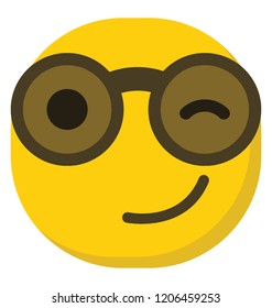 
An emoji winking an eye
